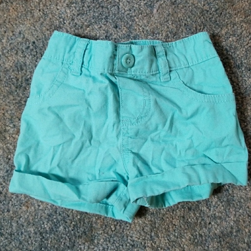 Pastel blue shorts. BARELY WORN!